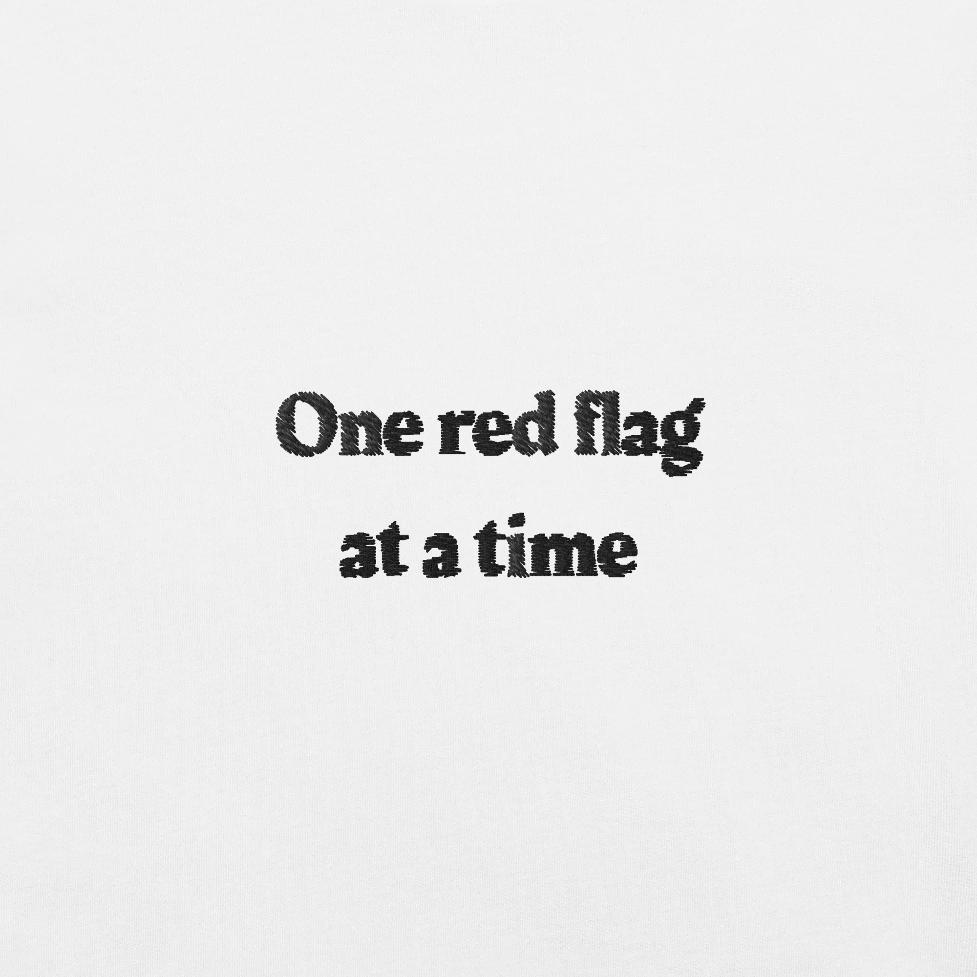 One red flag at a time