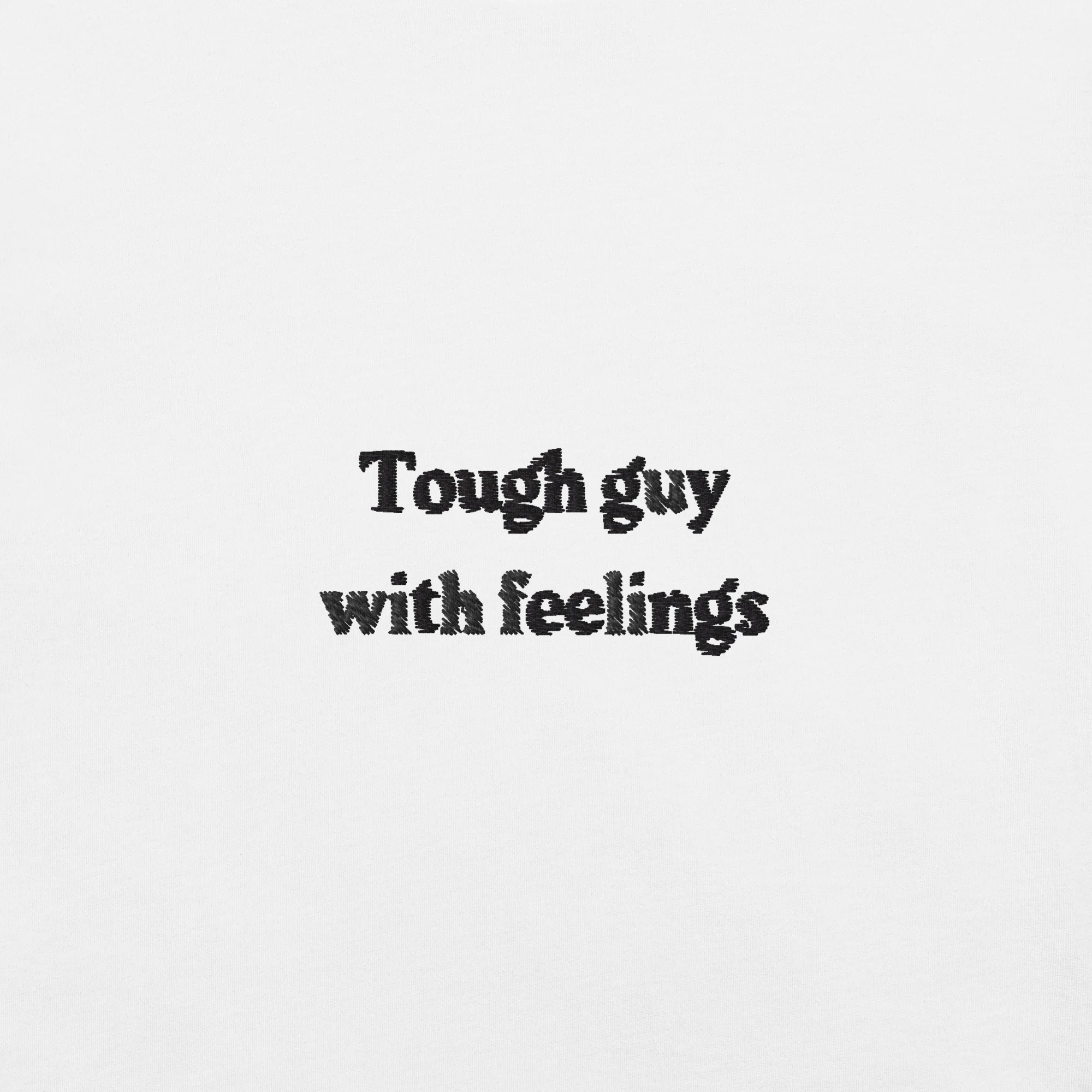Tough guy with feelings